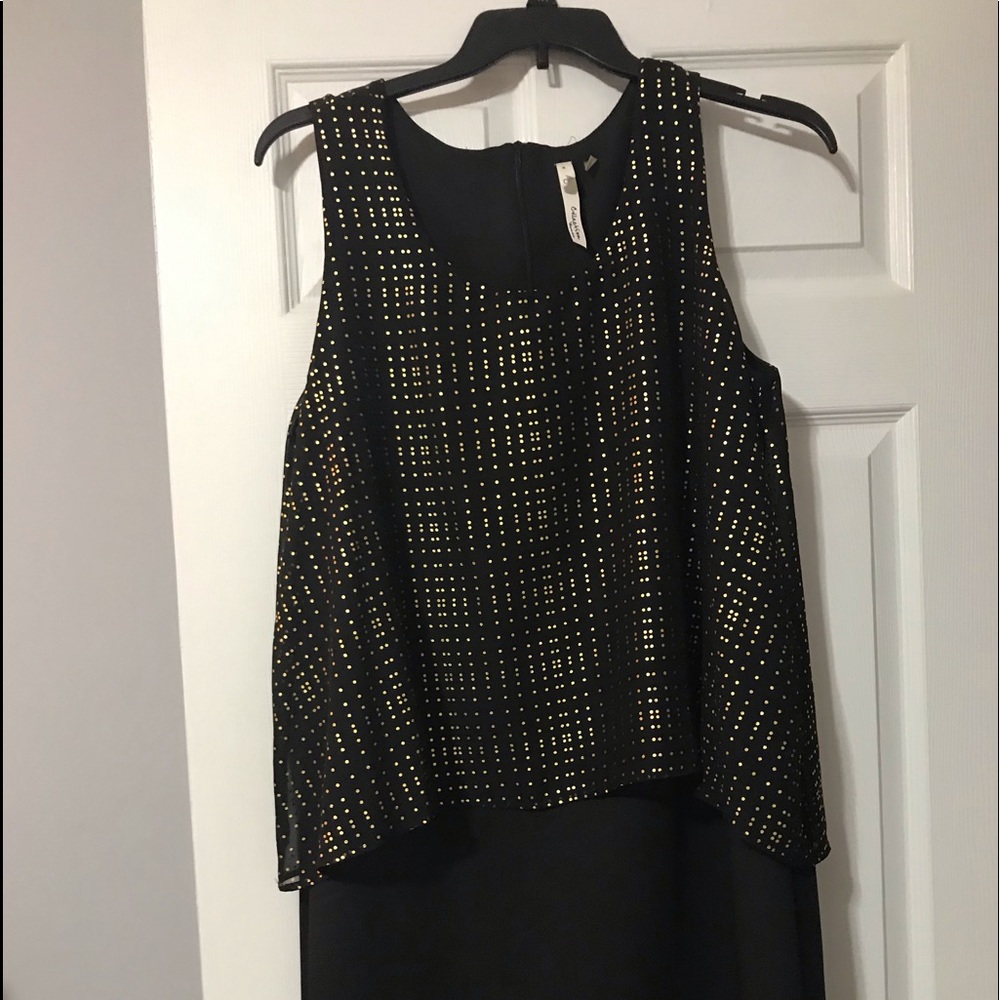 Black and Gold dress